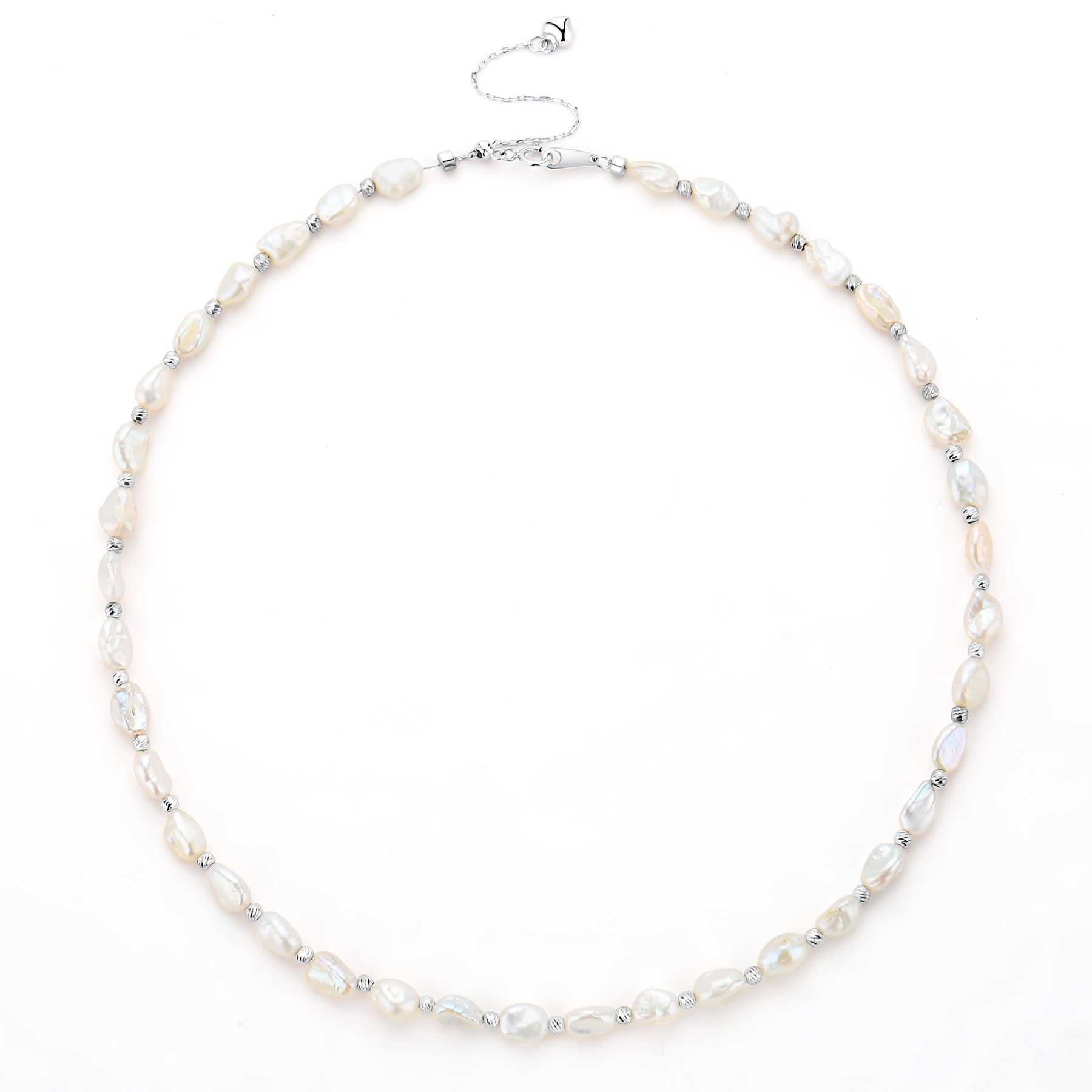 4-6mm Freshwater Keshi Pearl Necklace and Bracelet Set