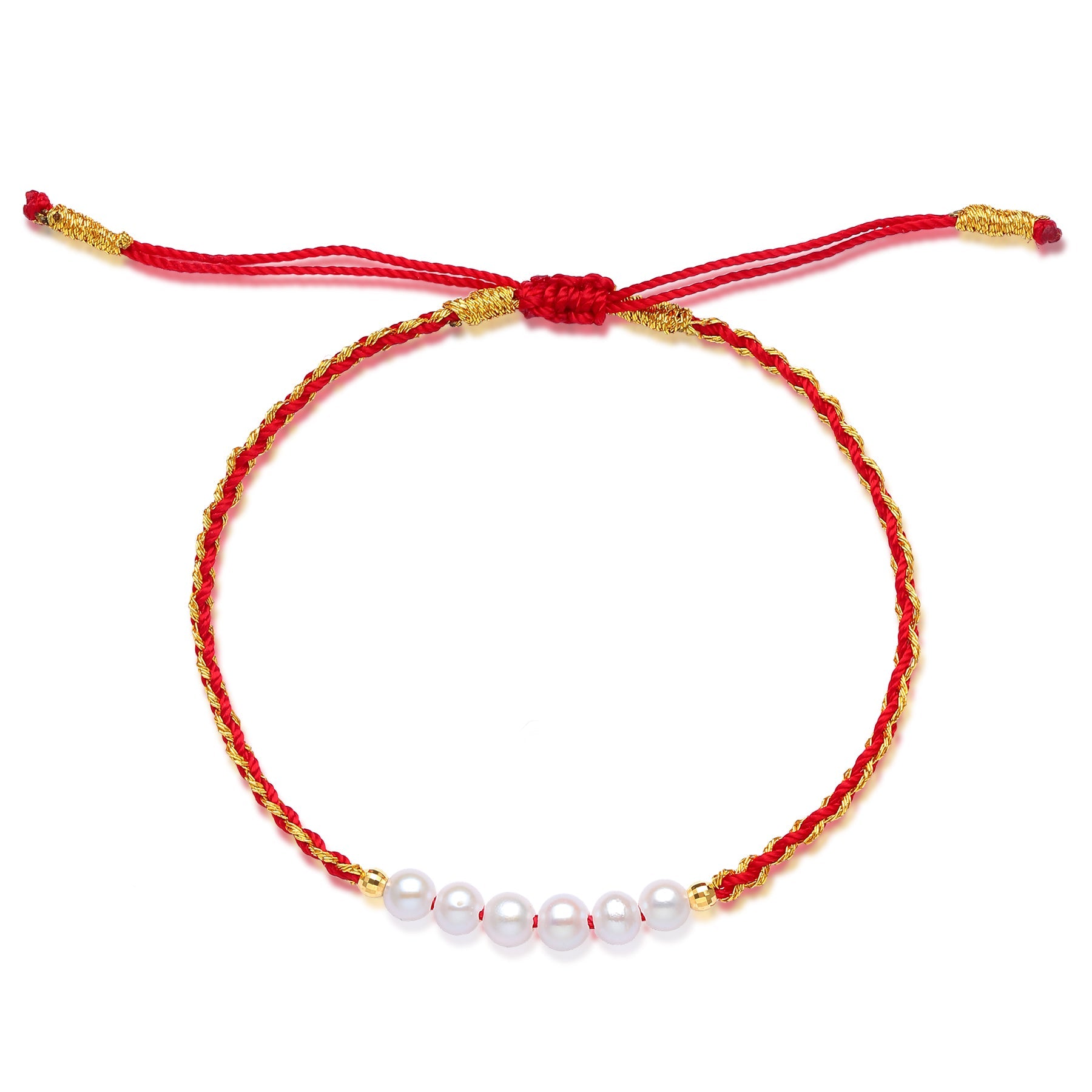 4-5mm Freshwater Baby Pearl Weave Bracelet