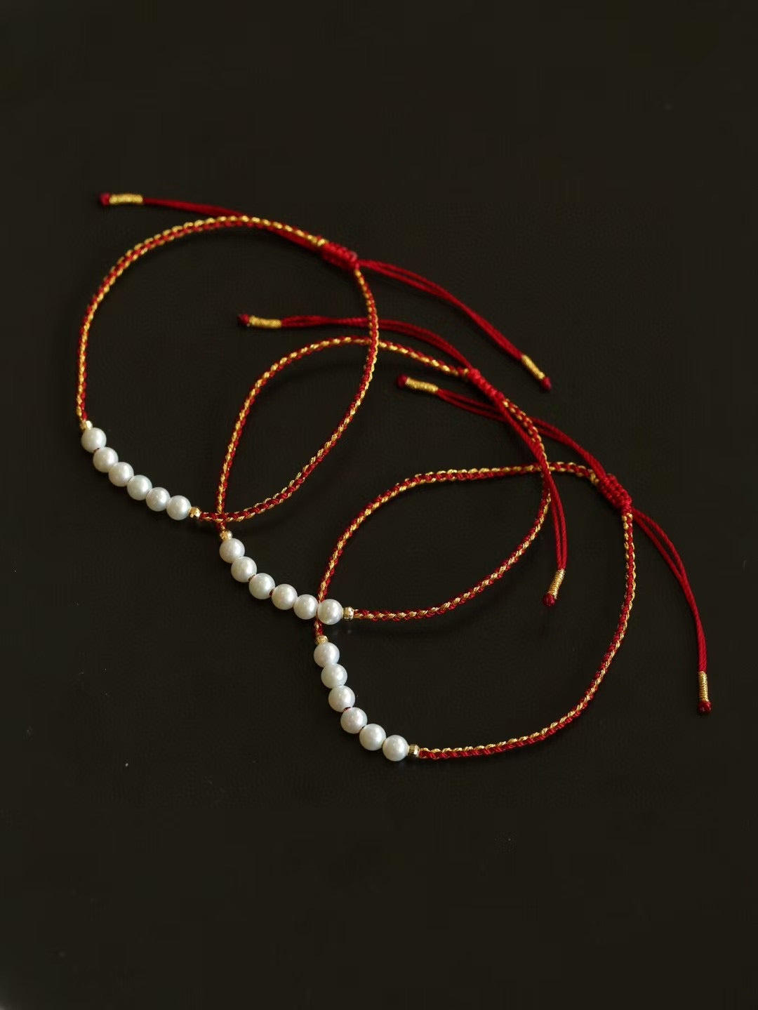4-5mm Freshwater Baby Pearl Weave Bracelet