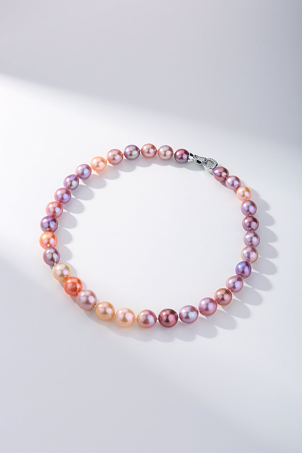 11-14mm Multicolor Freshwater Pearl Strand Necklace