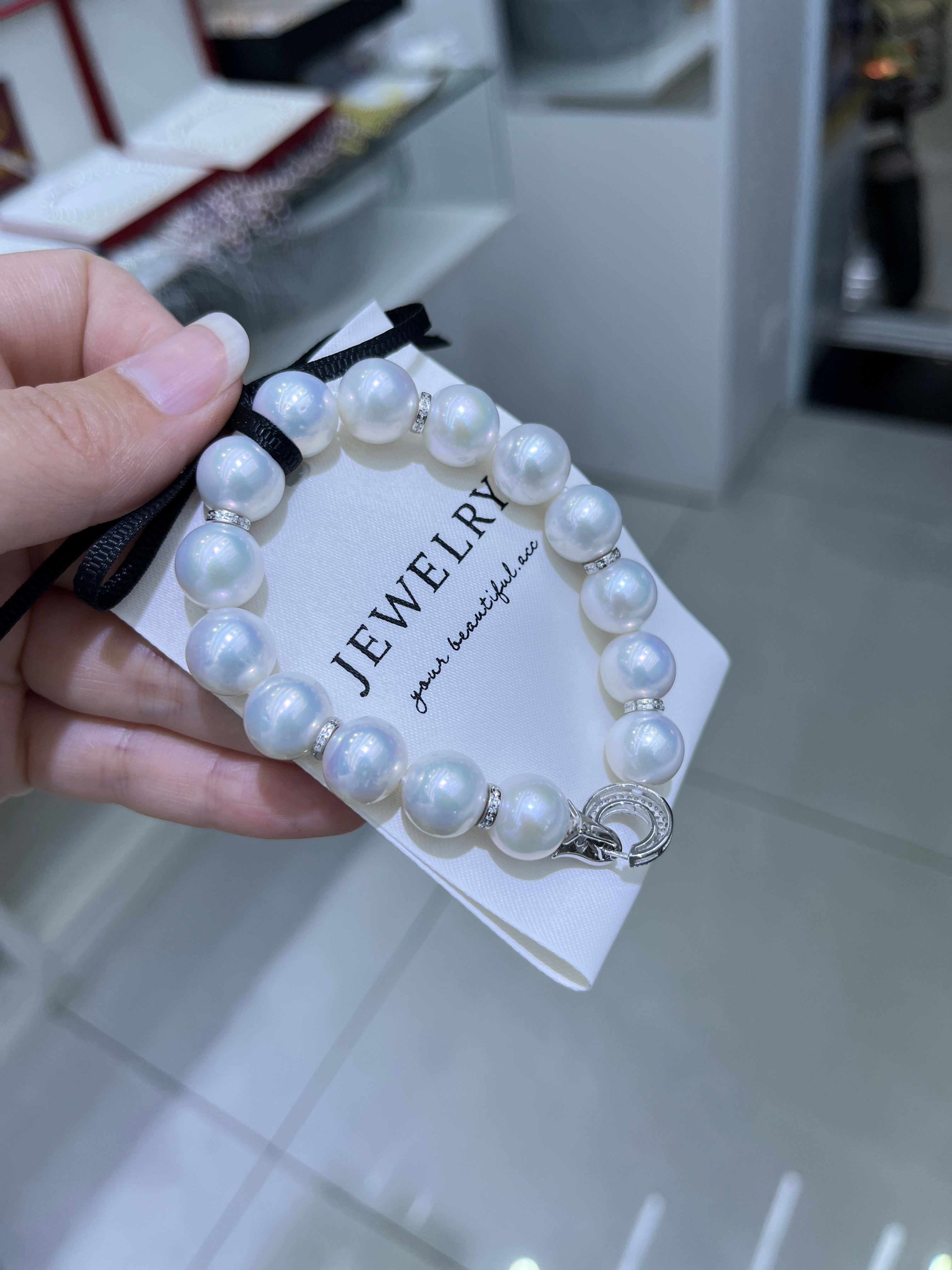 11-13mm Large Pearl Bracelet
