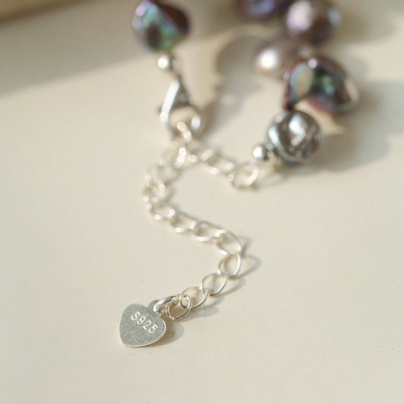 Grey Keshi Freshwater Pearl Necklace