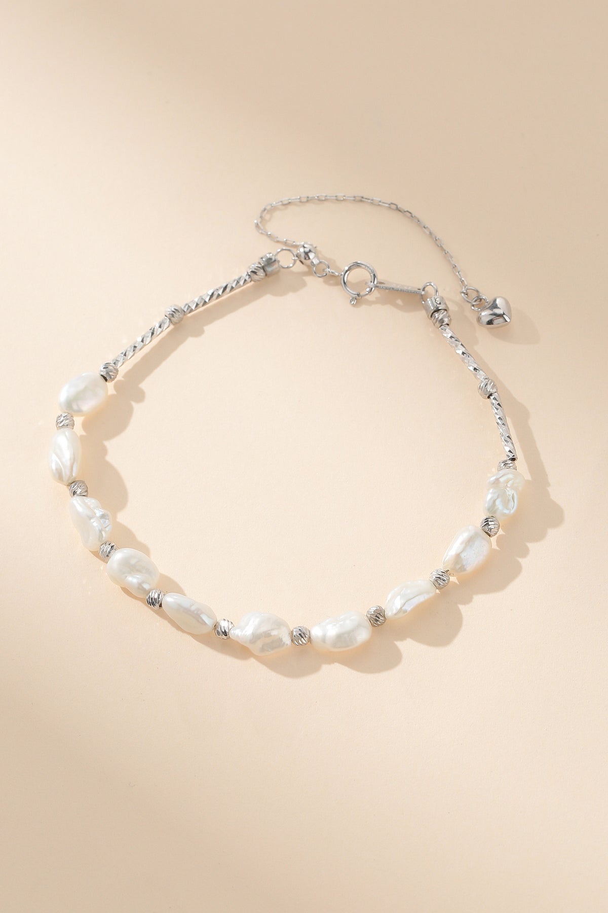 4-6mm Freshwater Keshi Pearl Necklace and Bracelet Set