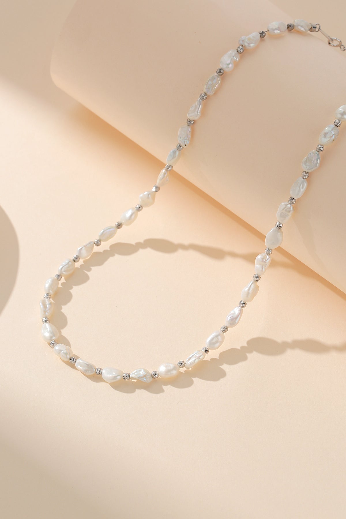4-6mm Freshwater Keshi Pearl Necklace and Bracelet Set