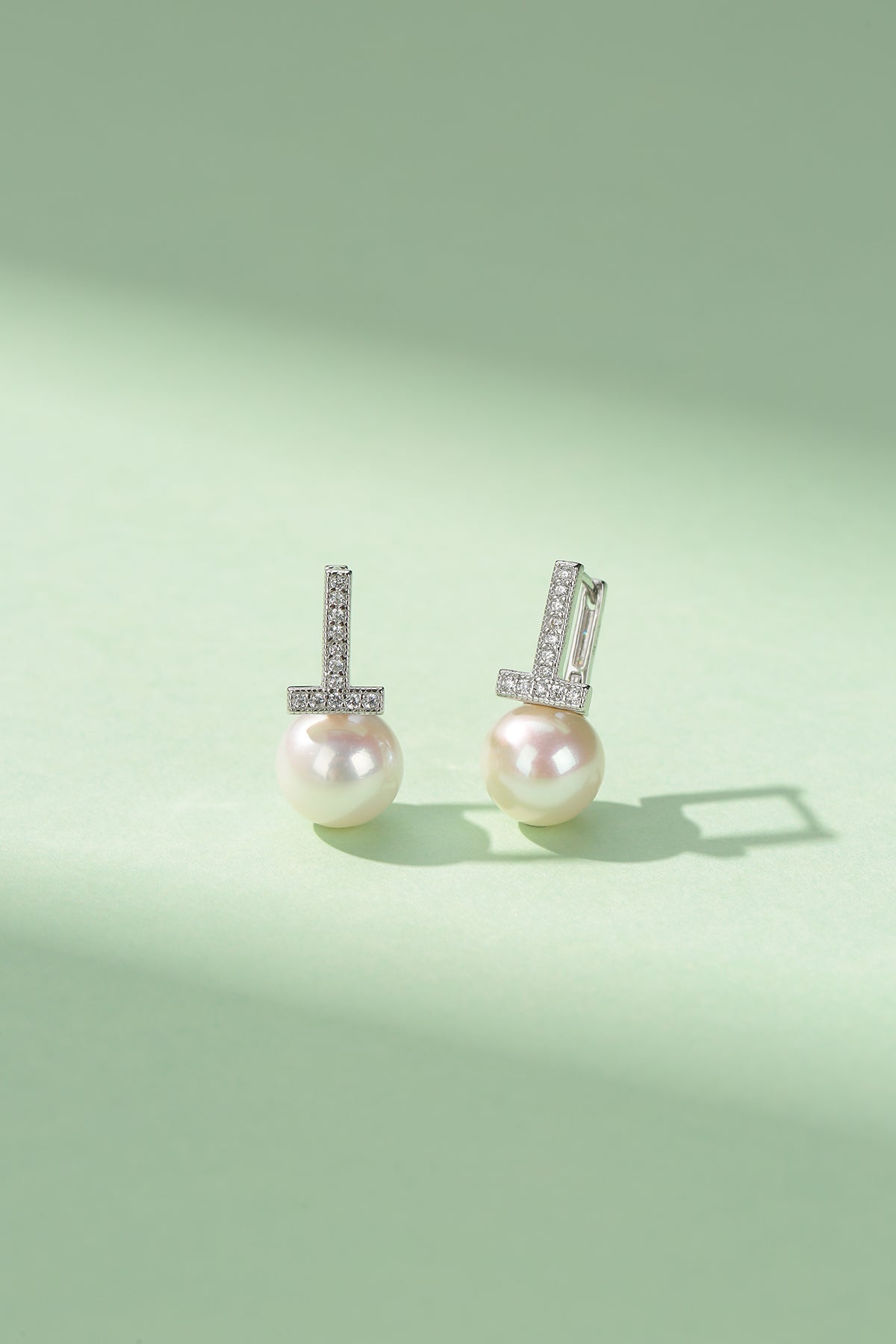 10-11mm Ziconia Pearl & Saskia Earrings