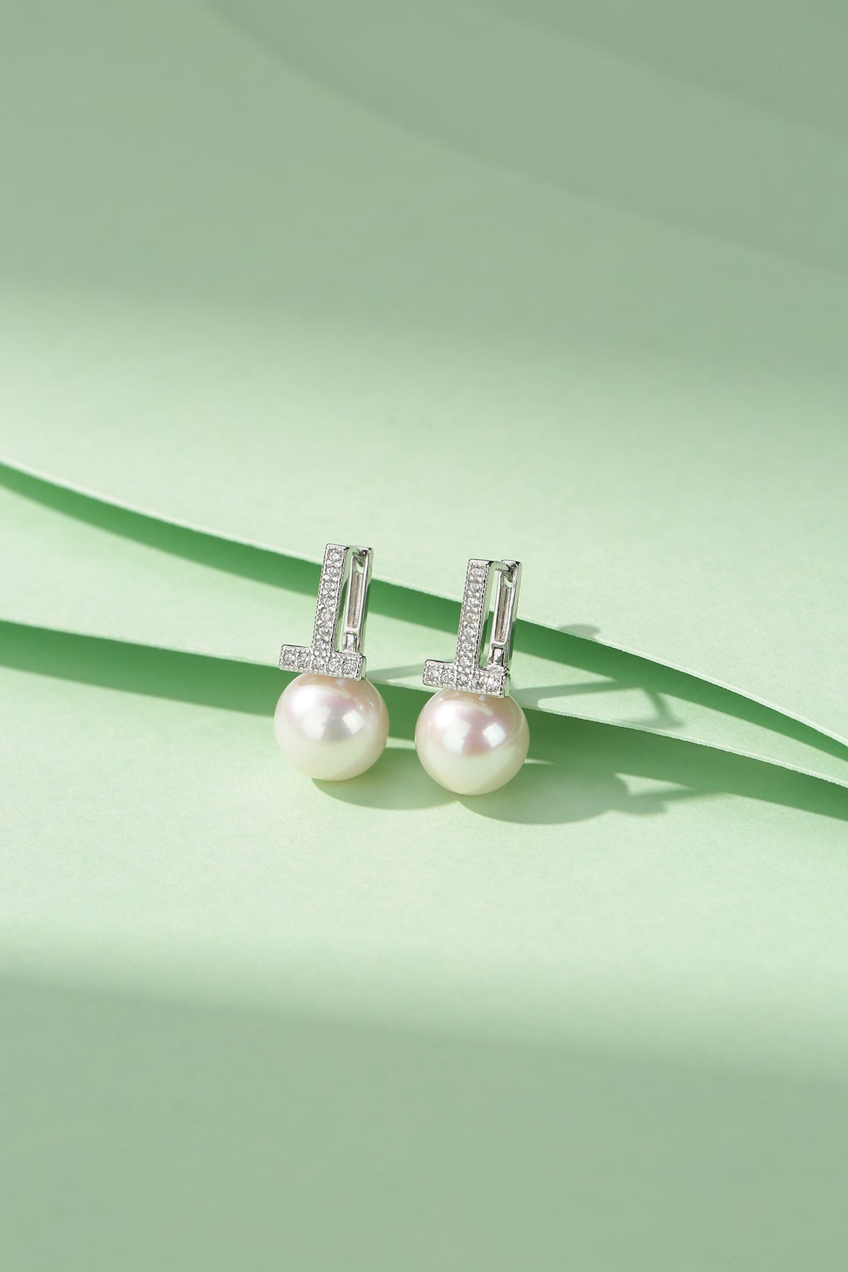 10-11mm Ziconia Pearl & Saskia Earrings
