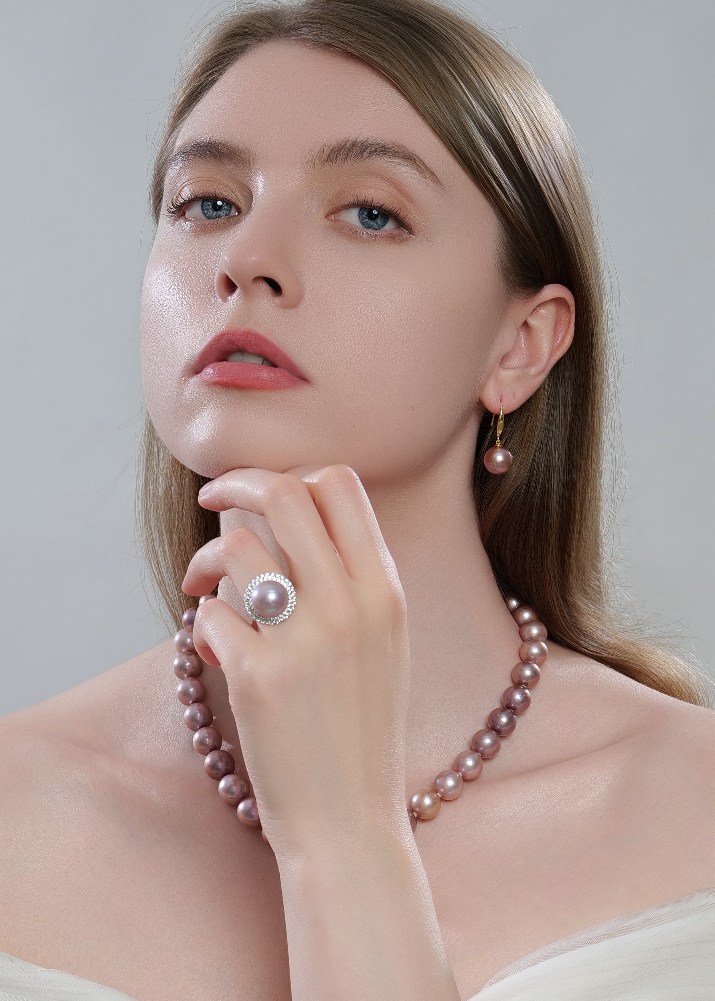 11-13mm Multicolor Pearl Strand Necklace