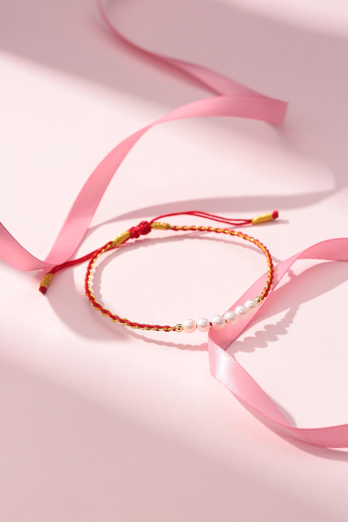 4-5mm Freshwater Baby Pearl Weave Bracelet