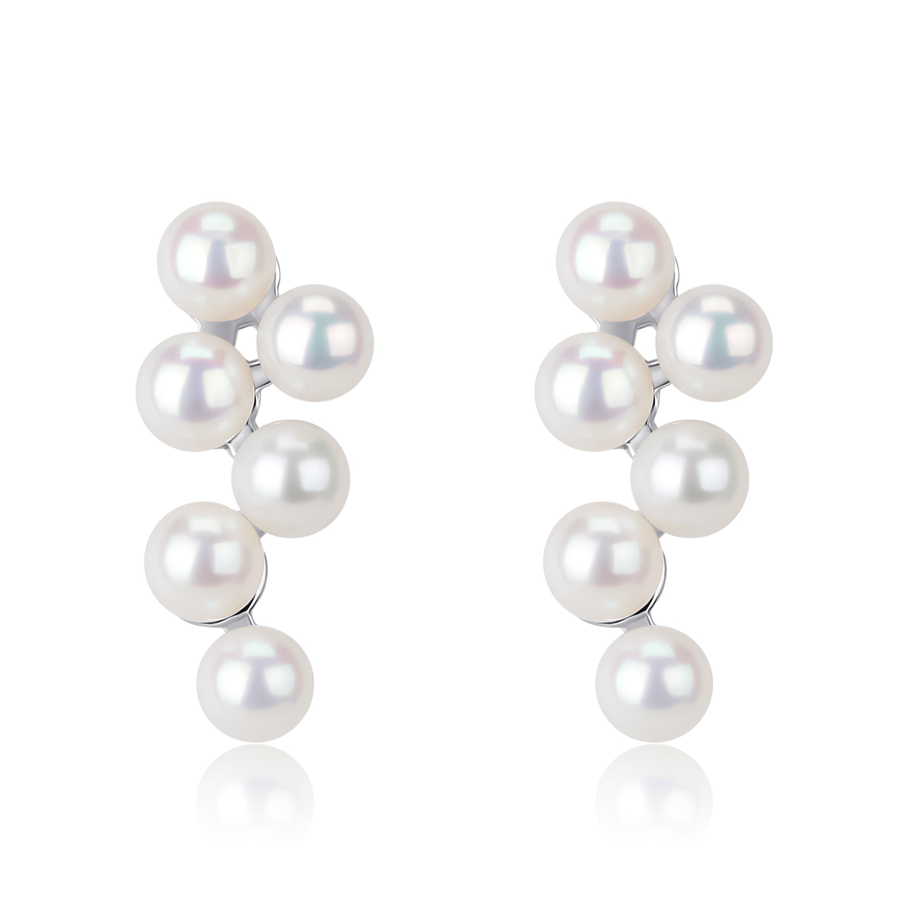 5-6mm Freshwater Pearls Grapes Pendant & Earrings Set