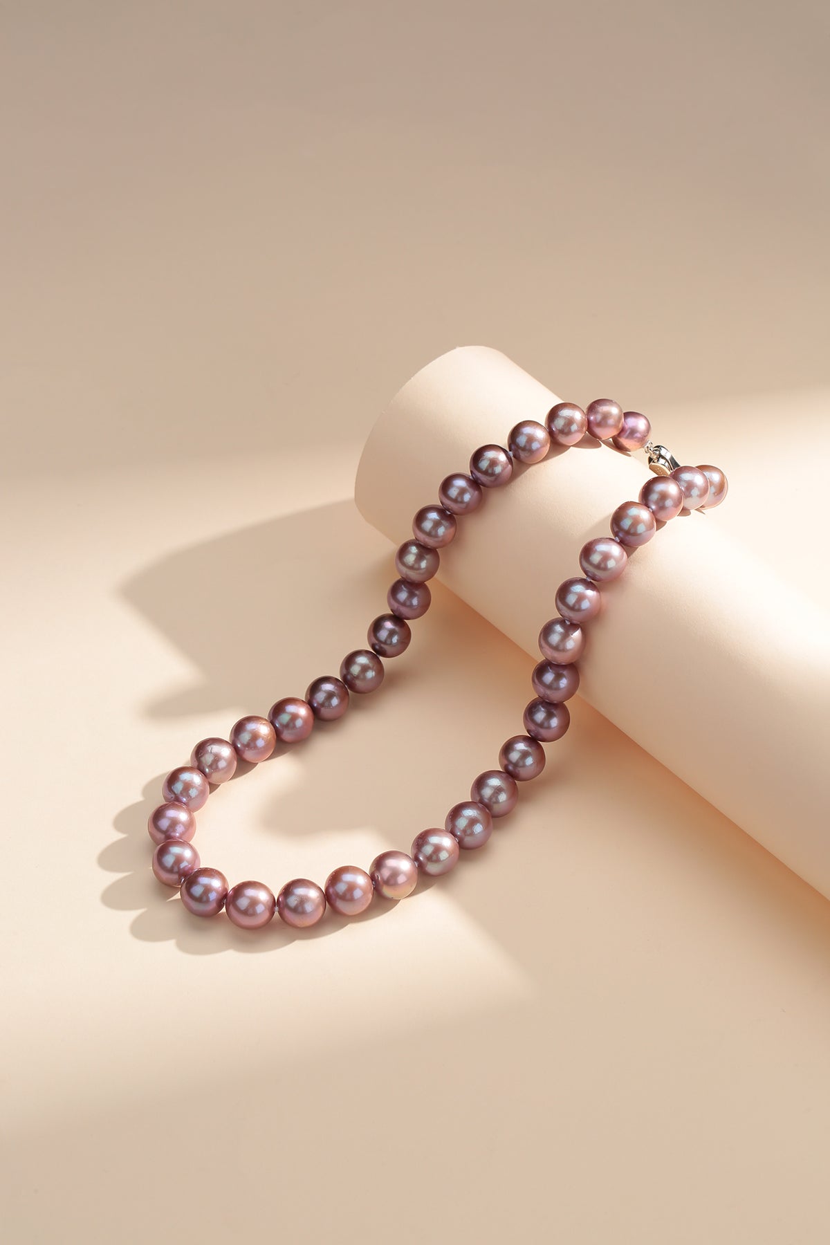 9-11mm Purple Freshwater Pearl Necklace (US)