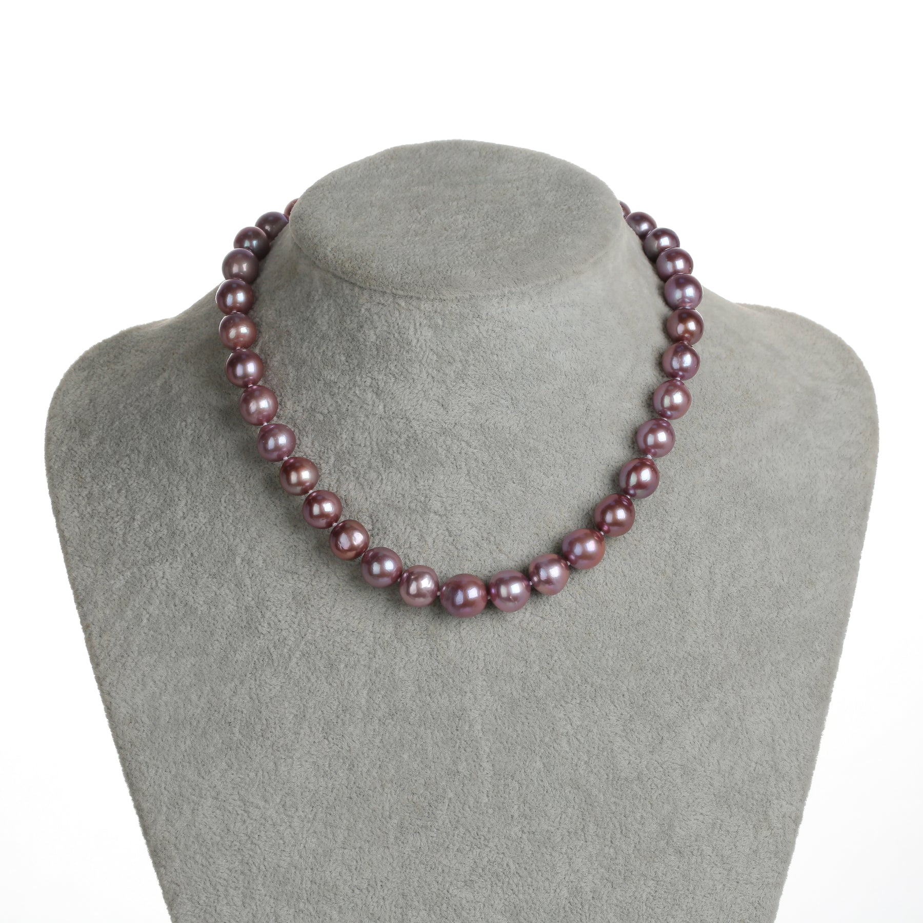 Purple 10-12mm Freshwater Pearl Necklace