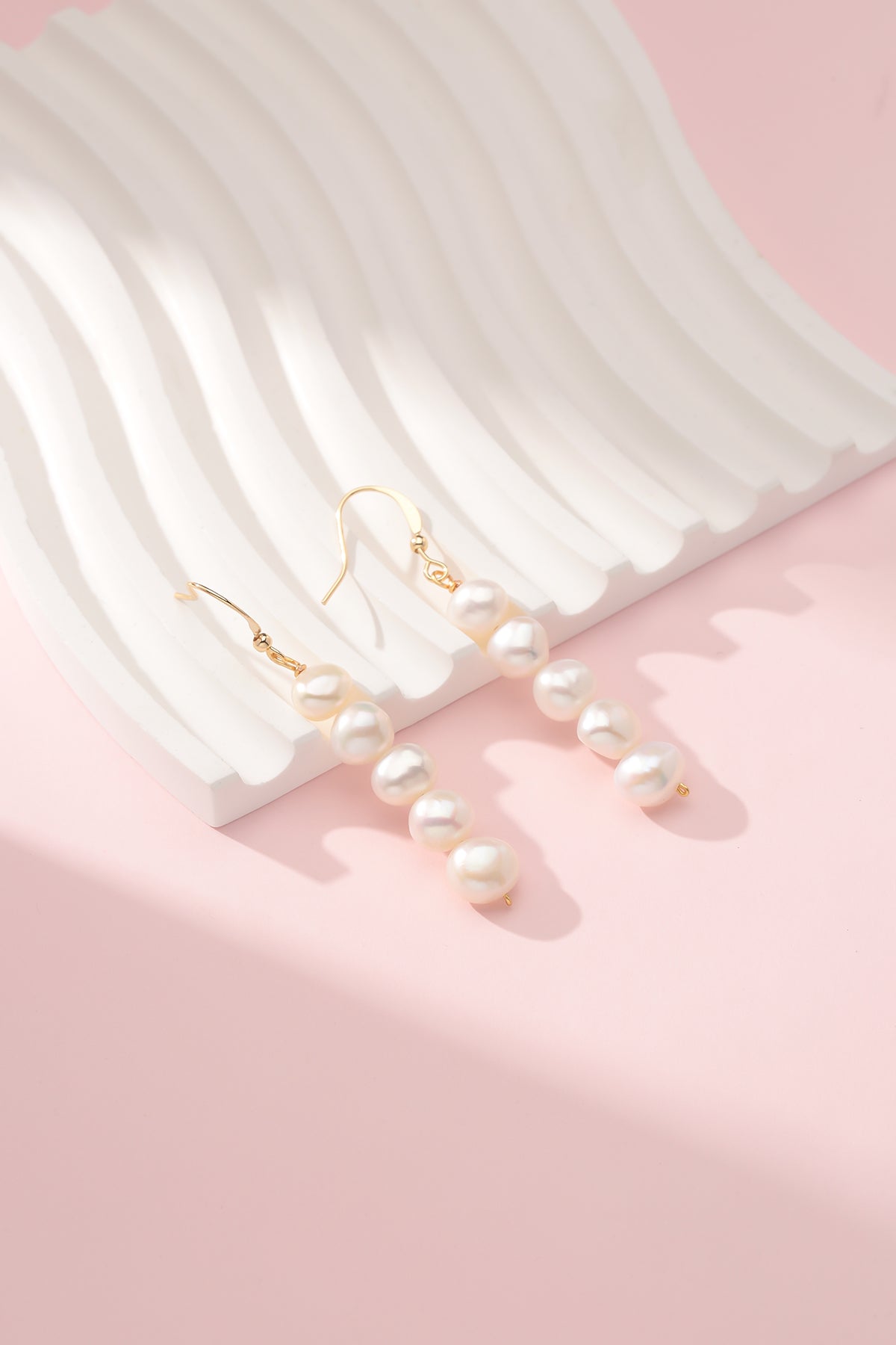 2-3mm Freshwater Pearls Hook Earrings