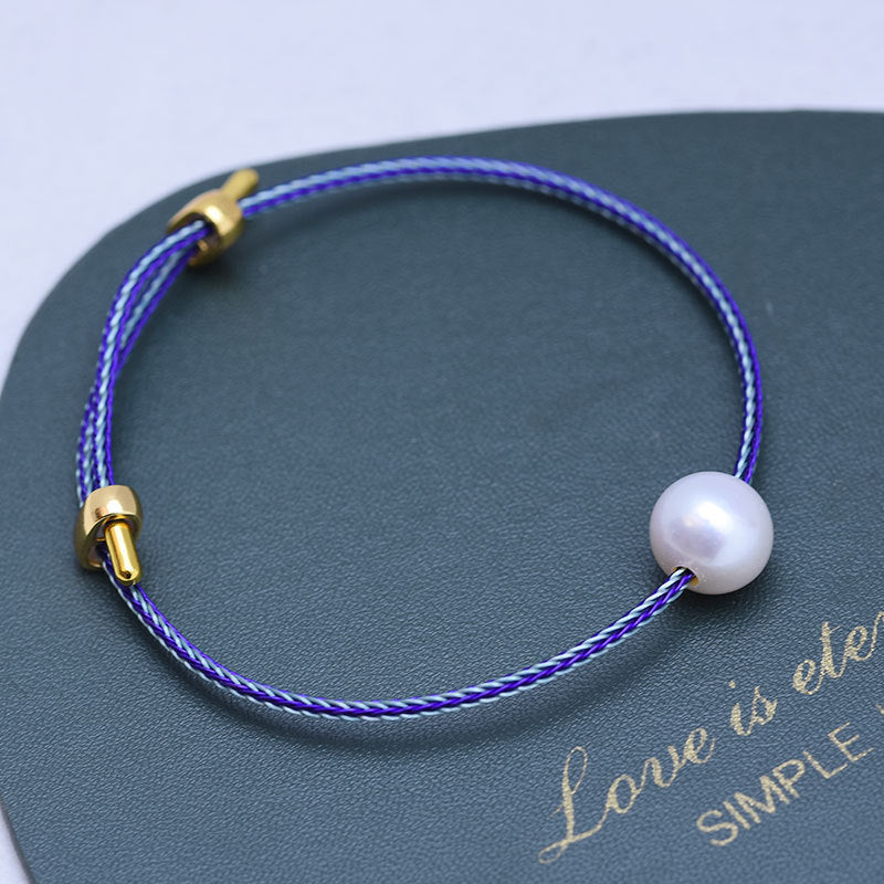 11-12mm Freshwater Pearl Weave Bracelet