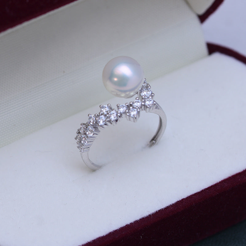 8-9mm Freshwater Pearl & Felicity Ring