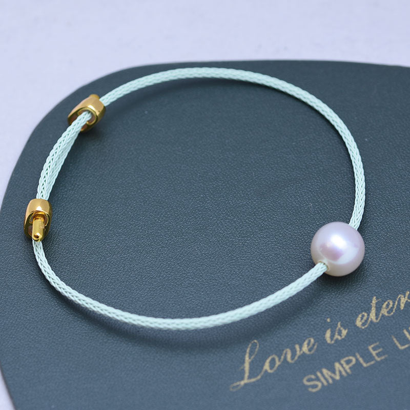 11-12mm Freshwater Pearl Weave Bracelet