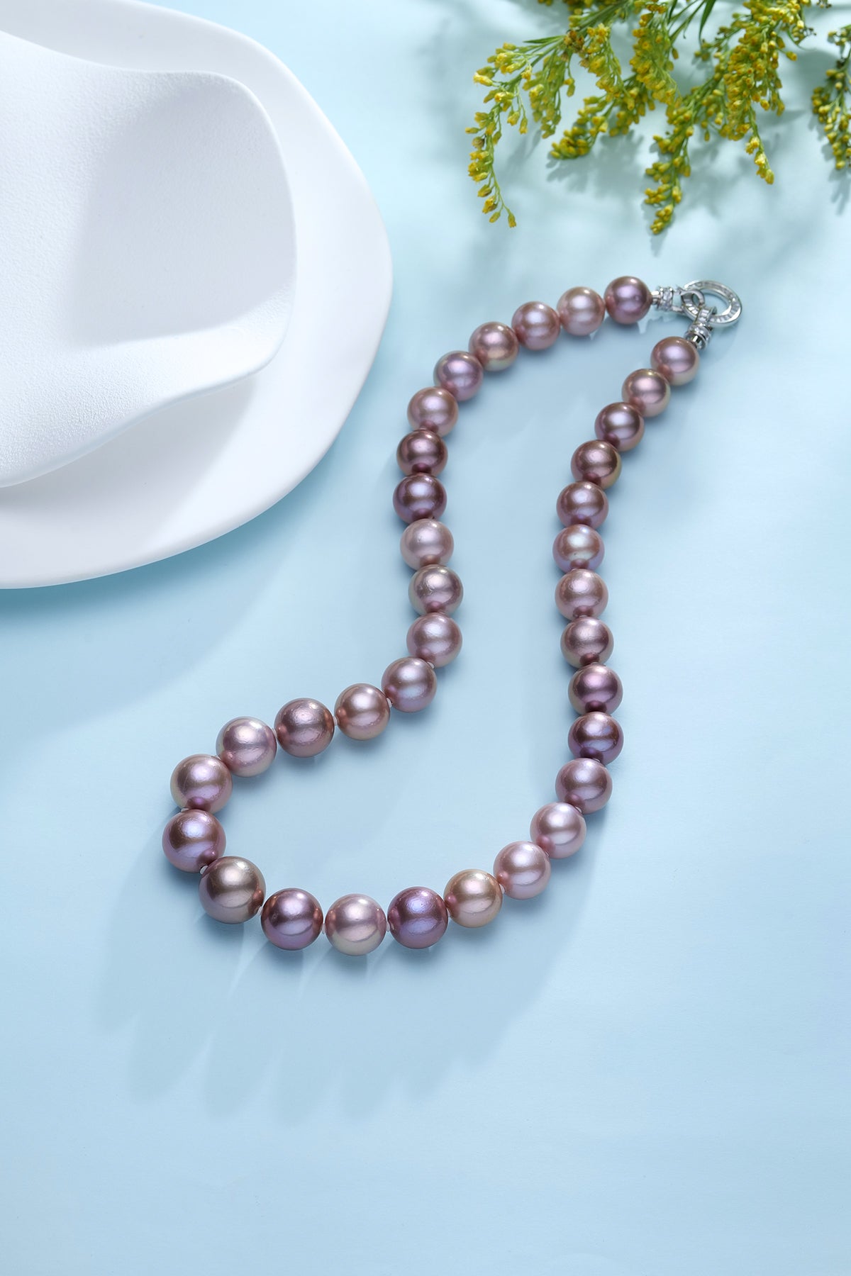 11-13mm Multicolor Pearl Strand Necklace