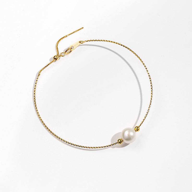 8-9mm Floating Pearl Chain Bracelet