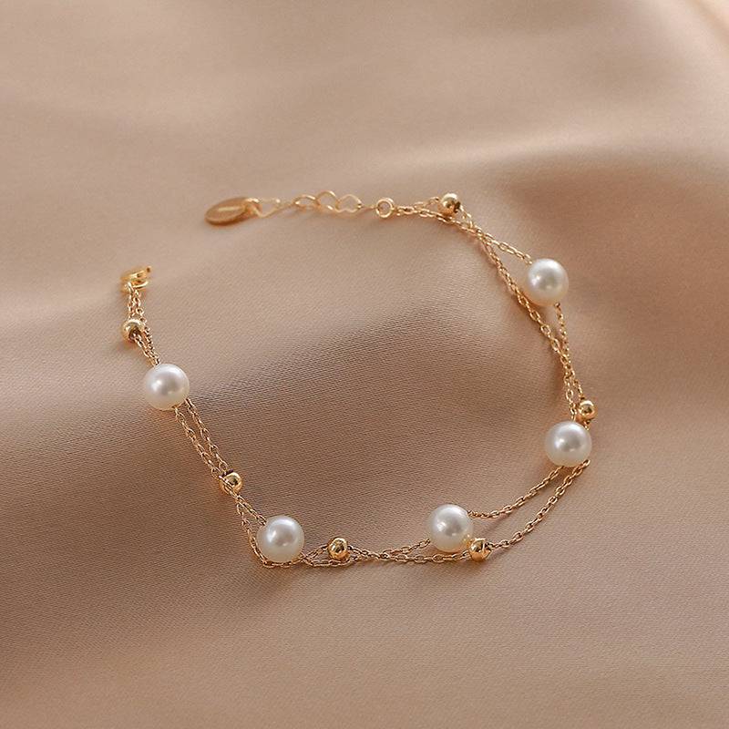 Layered Freshwater Pearl Bracelet