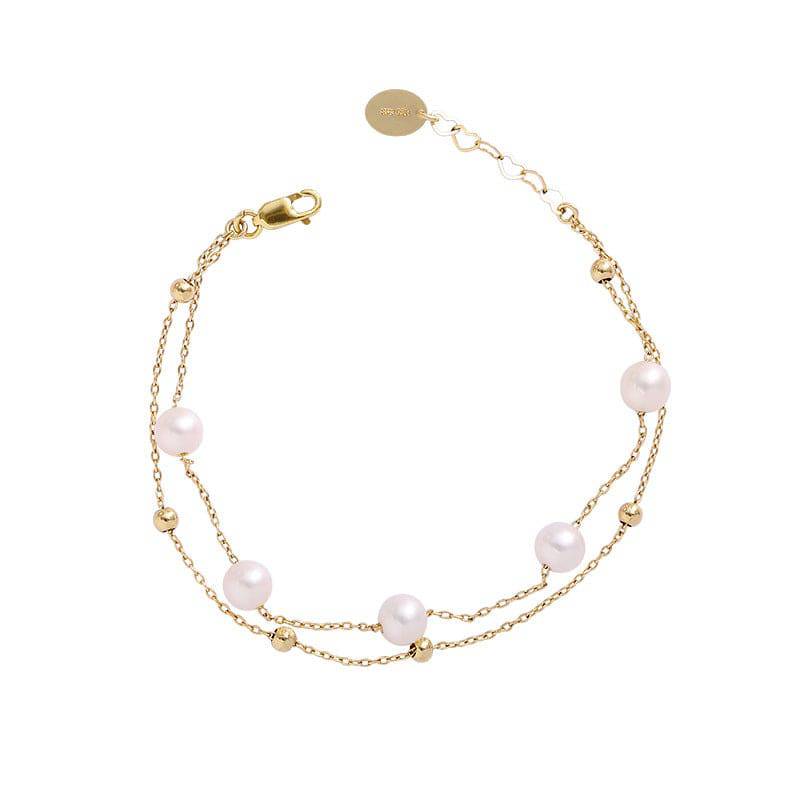 Layered Freshwater Pearl Bracelet