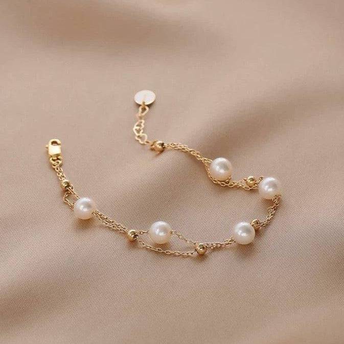 Layered Freshwater Pearl Bracelet