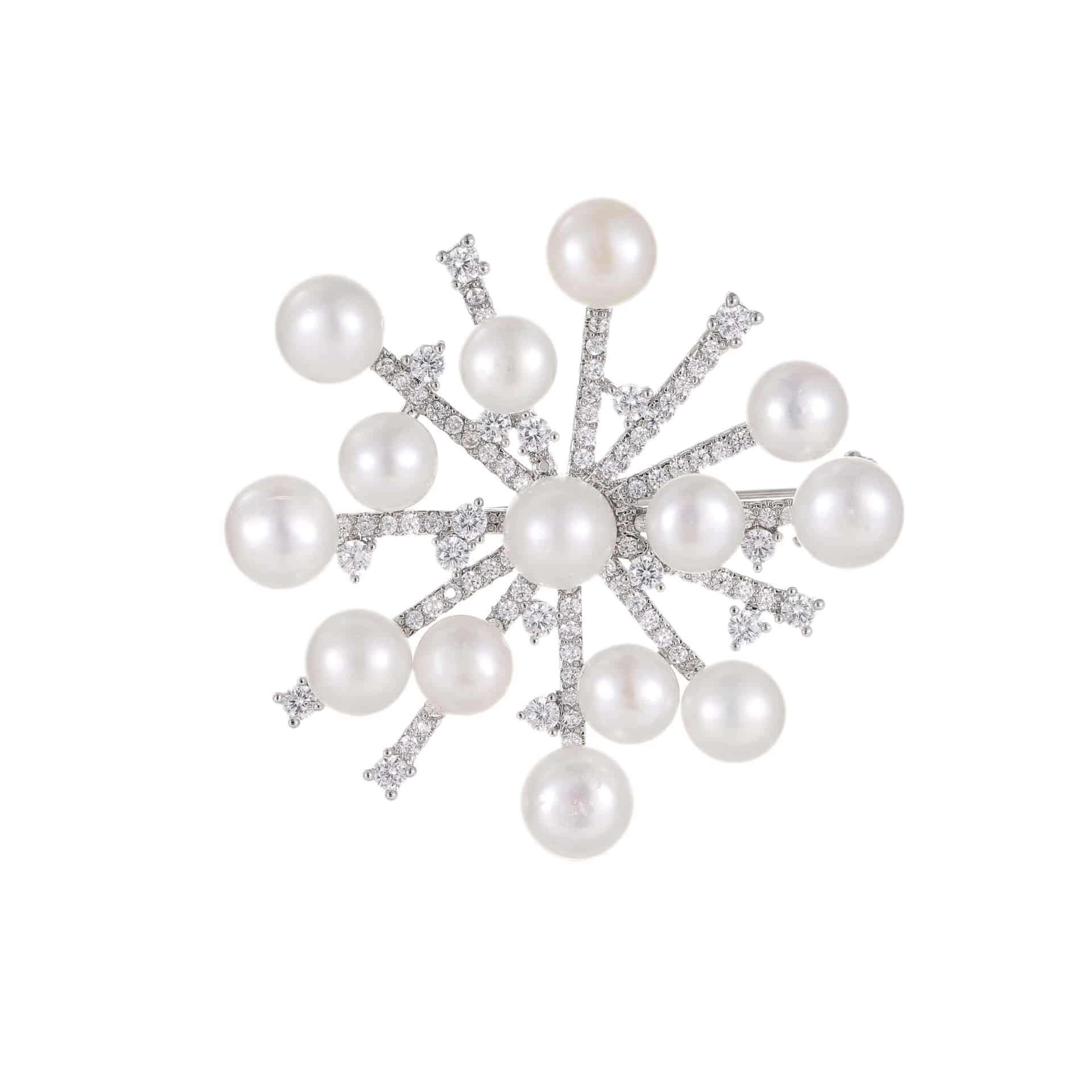 Starry Sky Freshwater Pearl Brooch