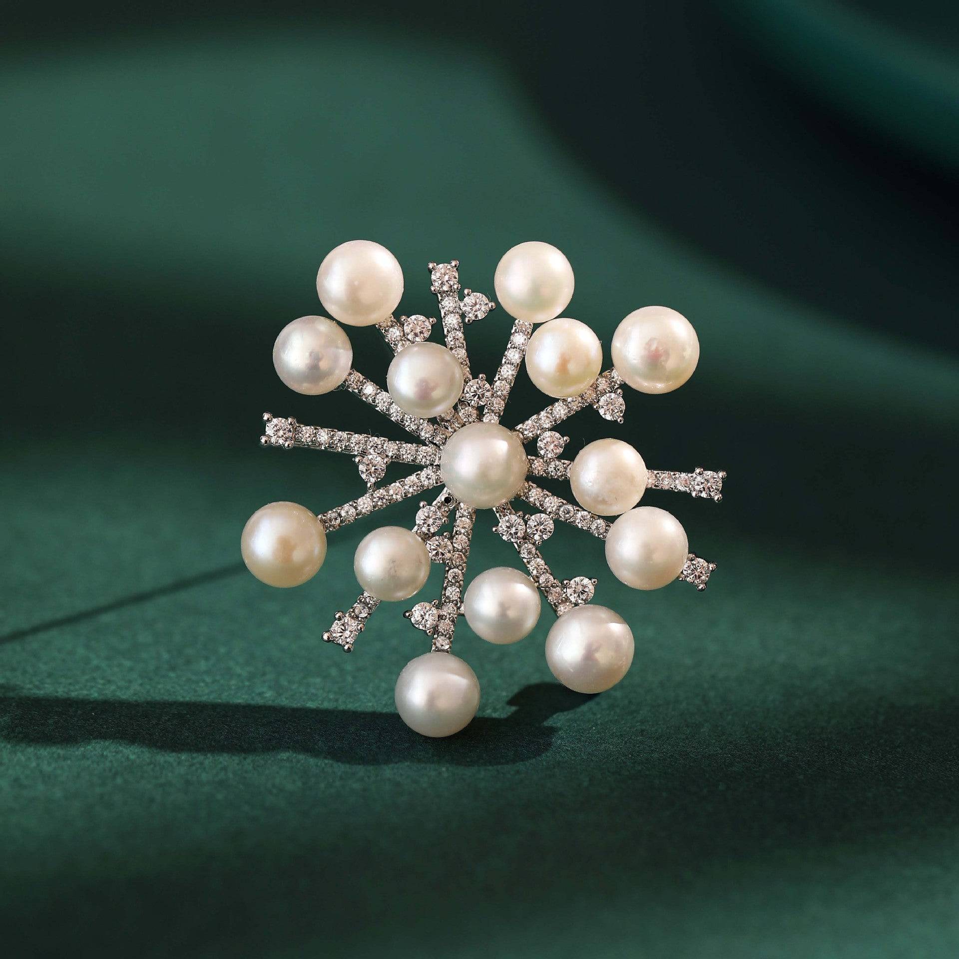 Starry Sky Freshwater Pearl Brooch
