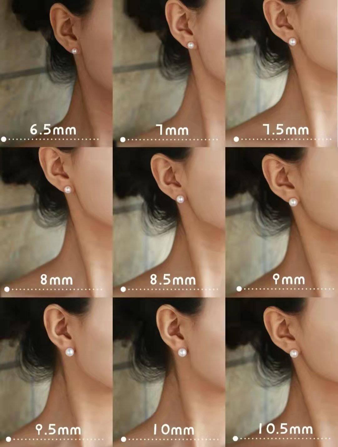 7-8mm Classic Button Freshwater Pearl Stud Earrings