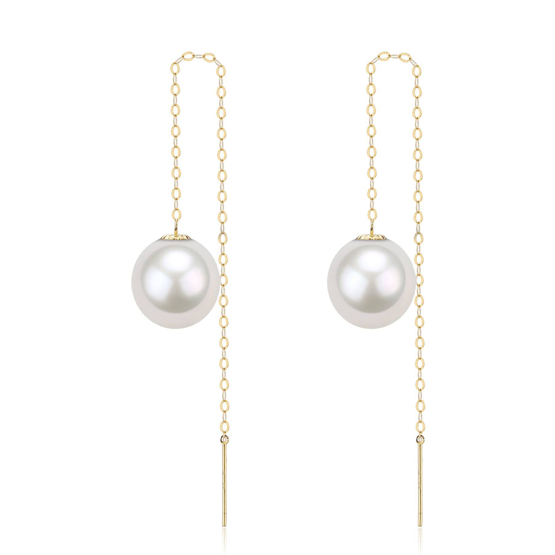 Freshwater Pearl Drop Ear Threaders