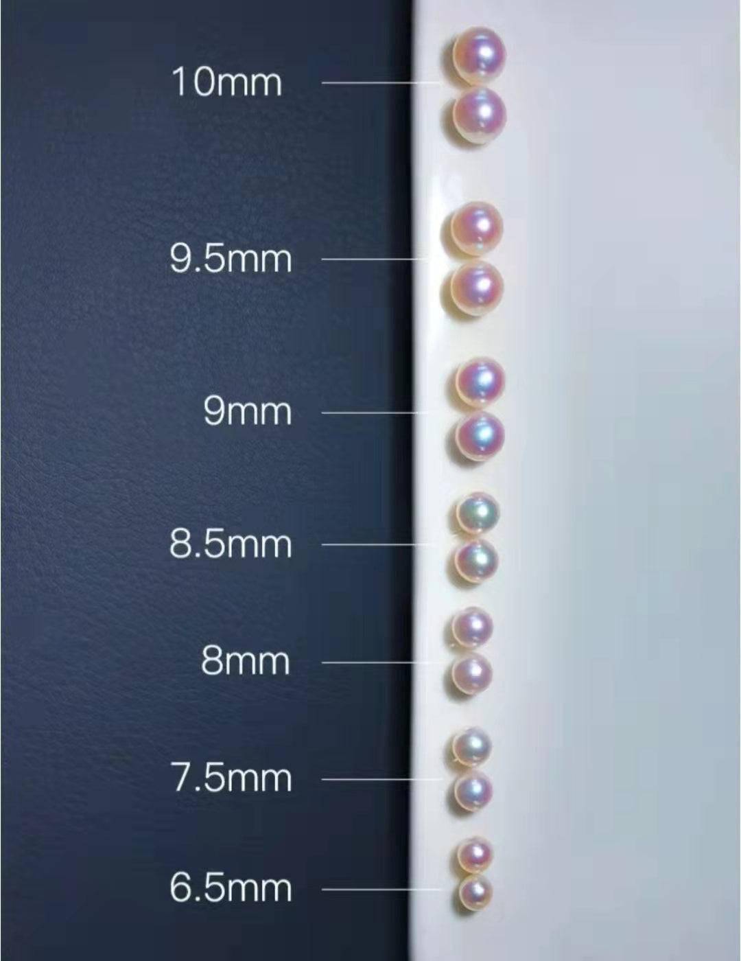 7-8mm Classic Button Freshwater Pearl Stud Earrings