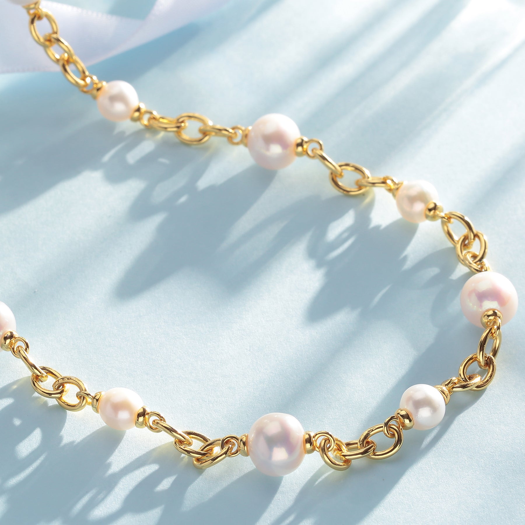 Chunky Freshwater Pearl Long Necklace