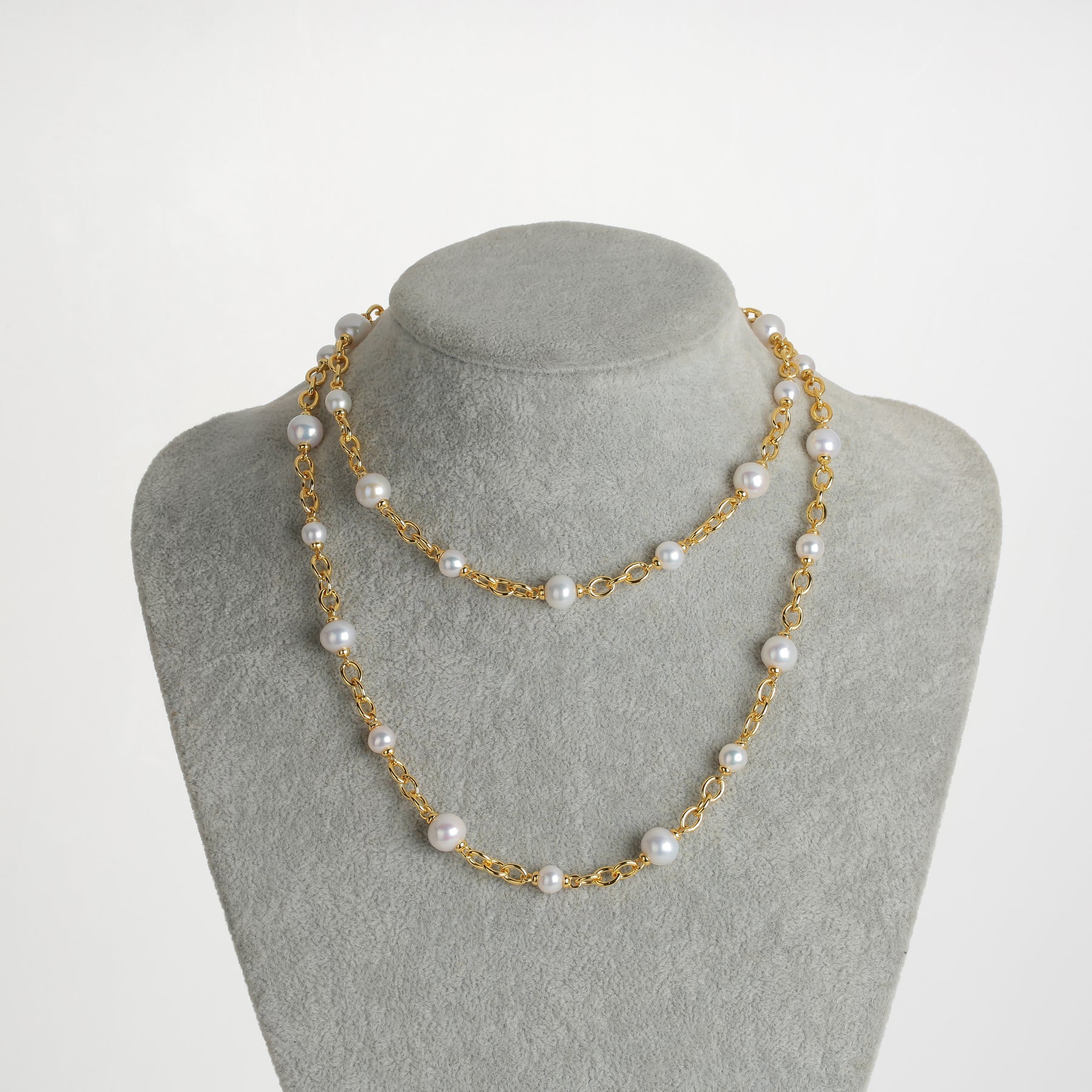 Chunky Freshwater Pearl Long Necklace