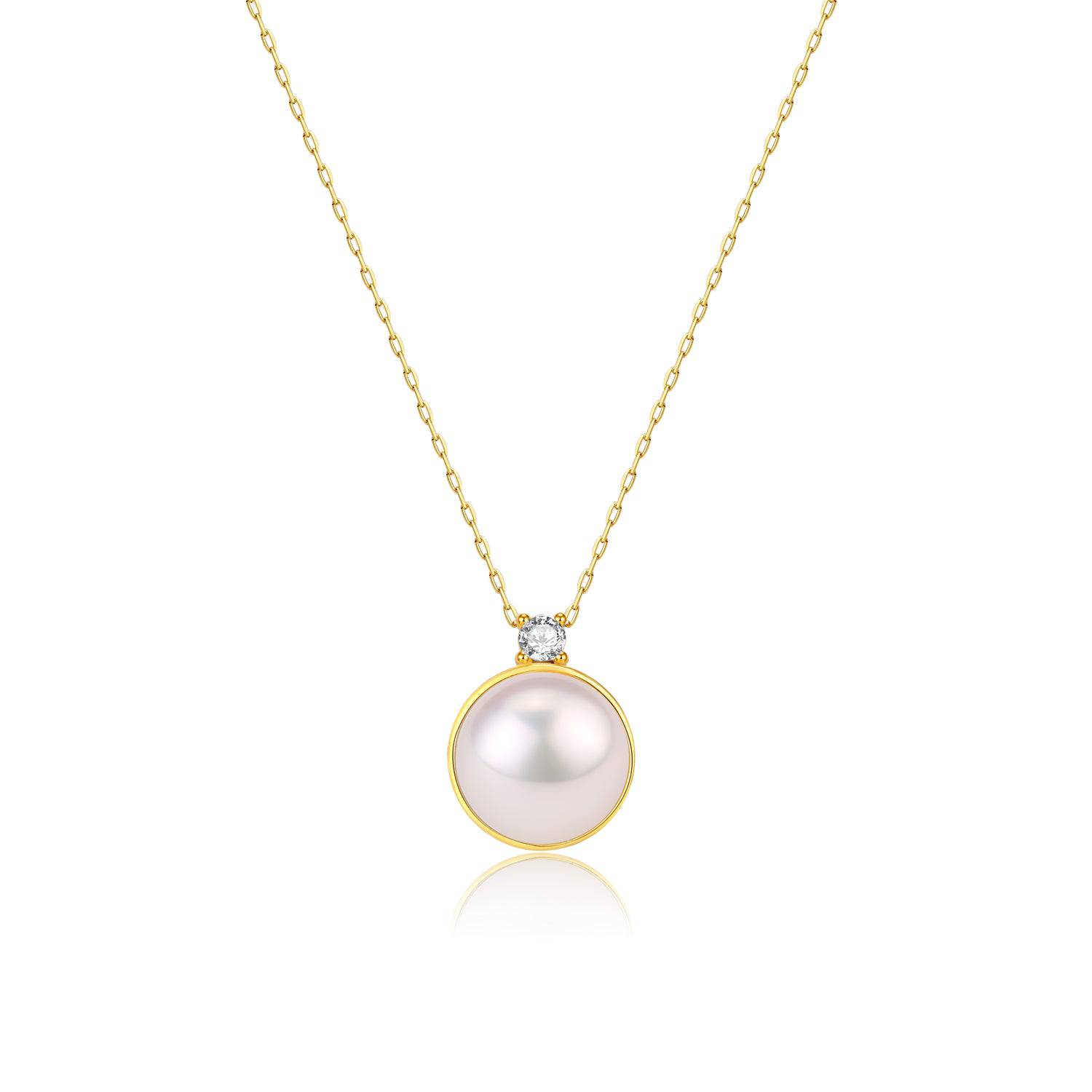 10-11mm Freshwater Mabel Pearl & Sasha Necklace