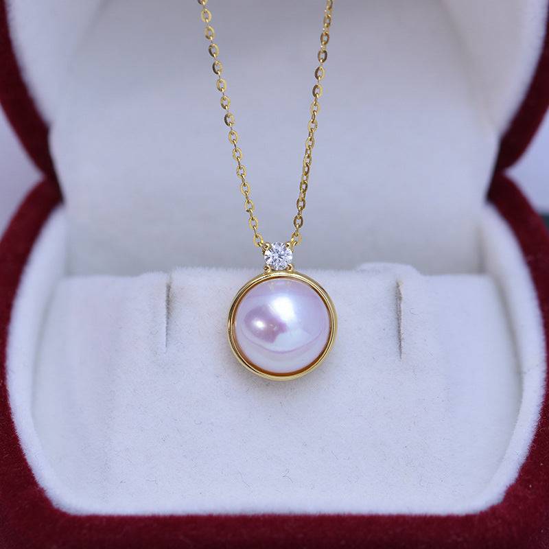 10-11mm Freshwater Mabel Pearl & Sasha Necklace