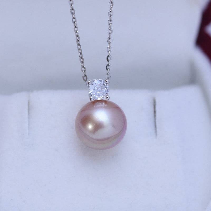 10-11mm Freshwater Pearl & Sasha Necklace