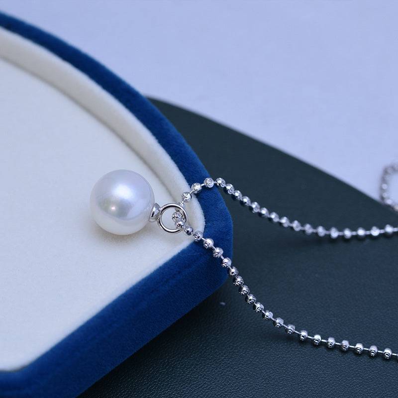 Large Edison Freshwater Pearl Bead Chain Necklace