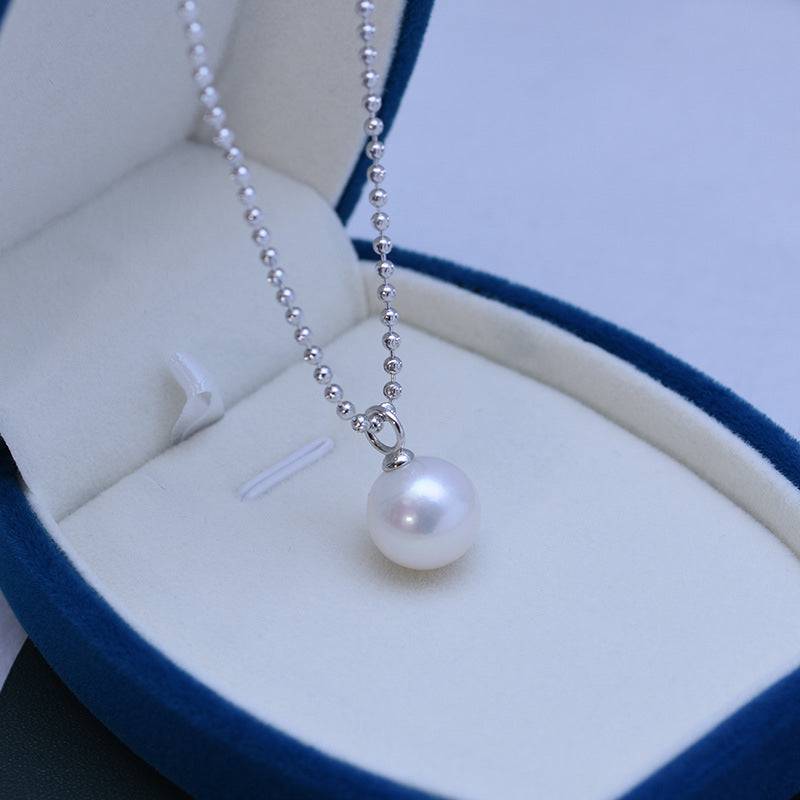 Large Edison Freshwater Pearl Bead Chain Necklace