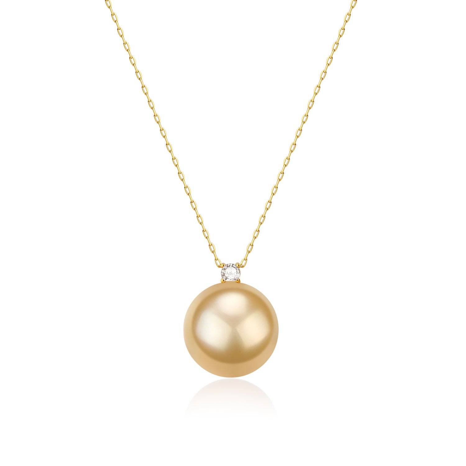 Golden South Sea Pearl & Sasha Pendant