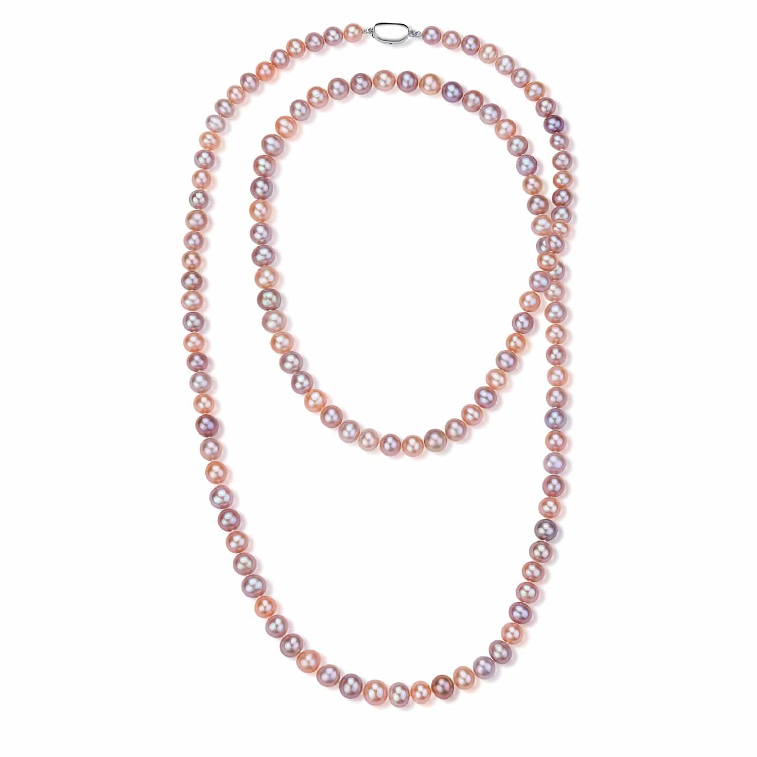 35-inch Multicolor Freshwater Pearl Strand - AAA Grade