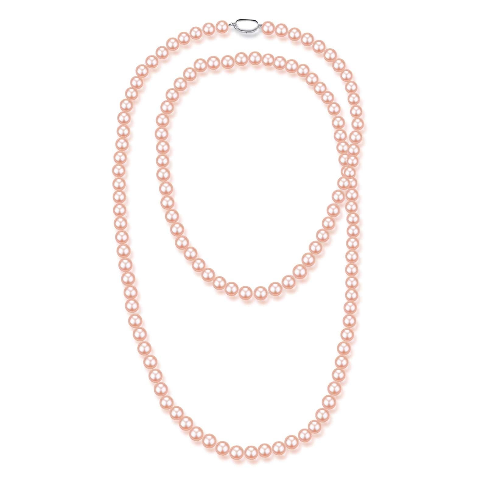 35-inch Pink Freshwater Pearl Strand - AAA Grade