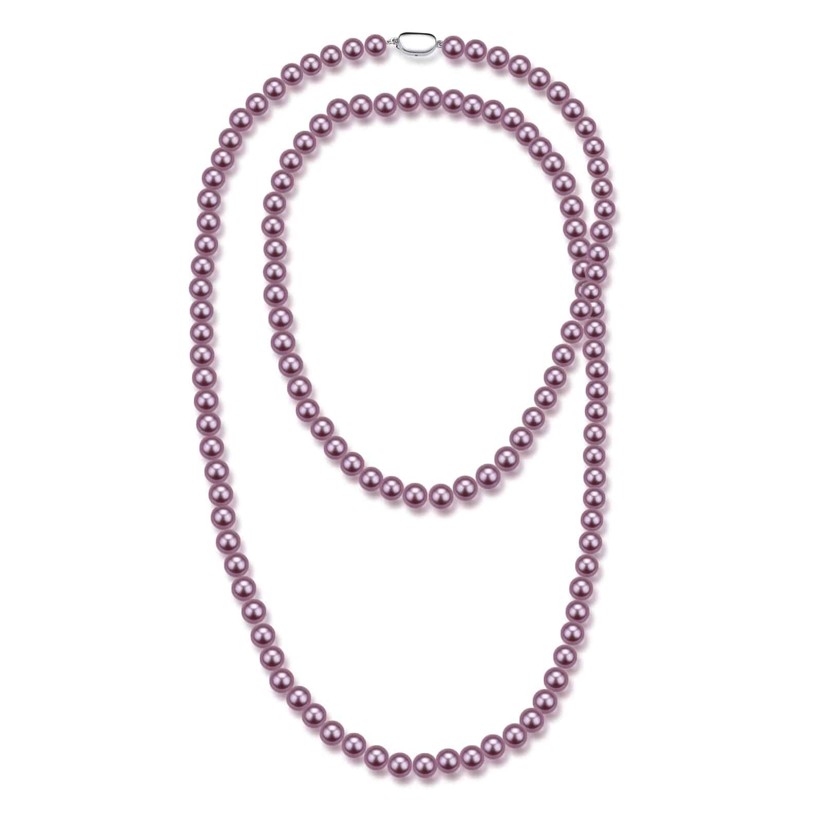 35-inch Purple Freshwater Pearl Strand - AAA Grade