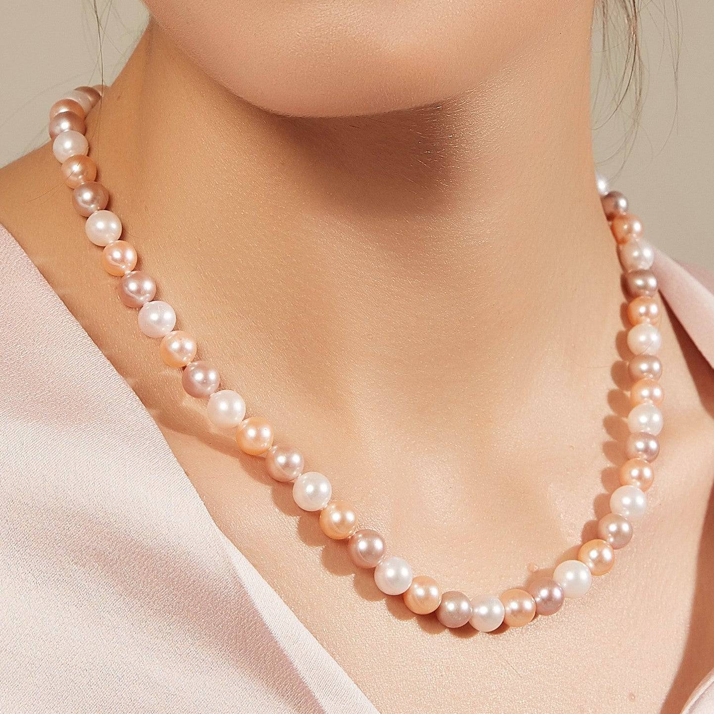6.0-6.5mm Multicolor Freshwater Pearl Strand Necklace