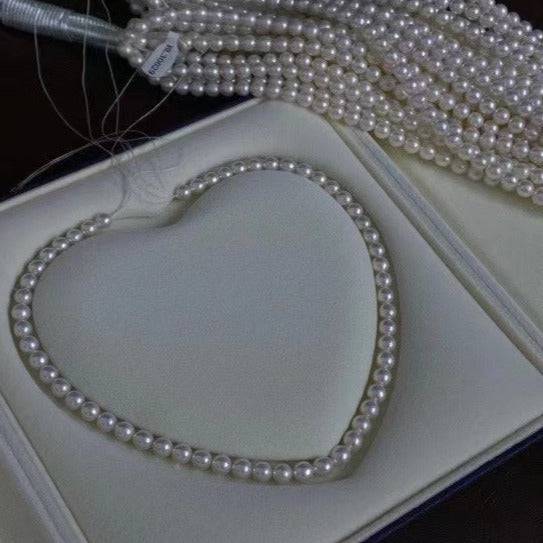 7.0-7.5mm White Freshwater Pearl Necklace (US)