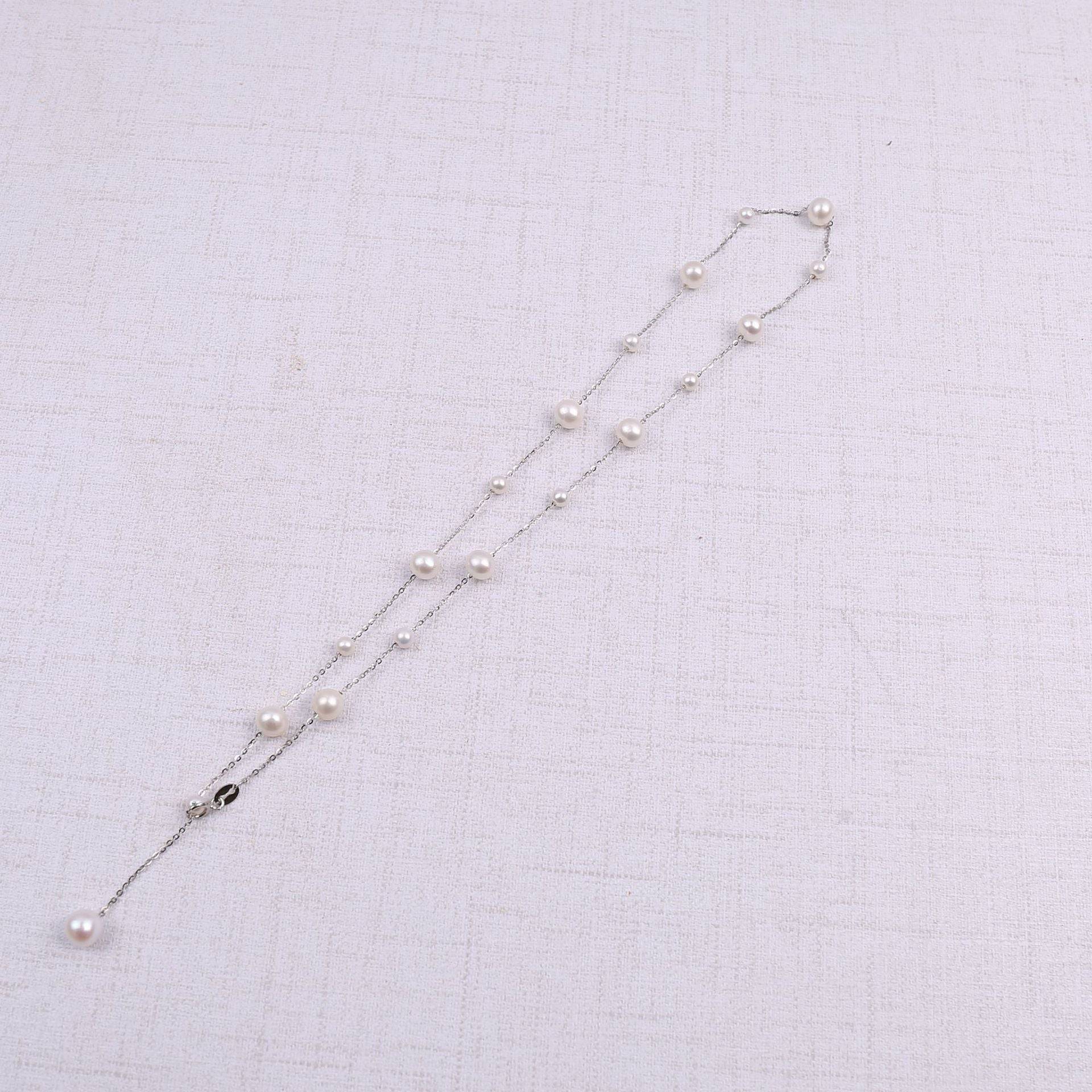 6-7mm Jessica 18k Gold Freshwater Pearl Necklace