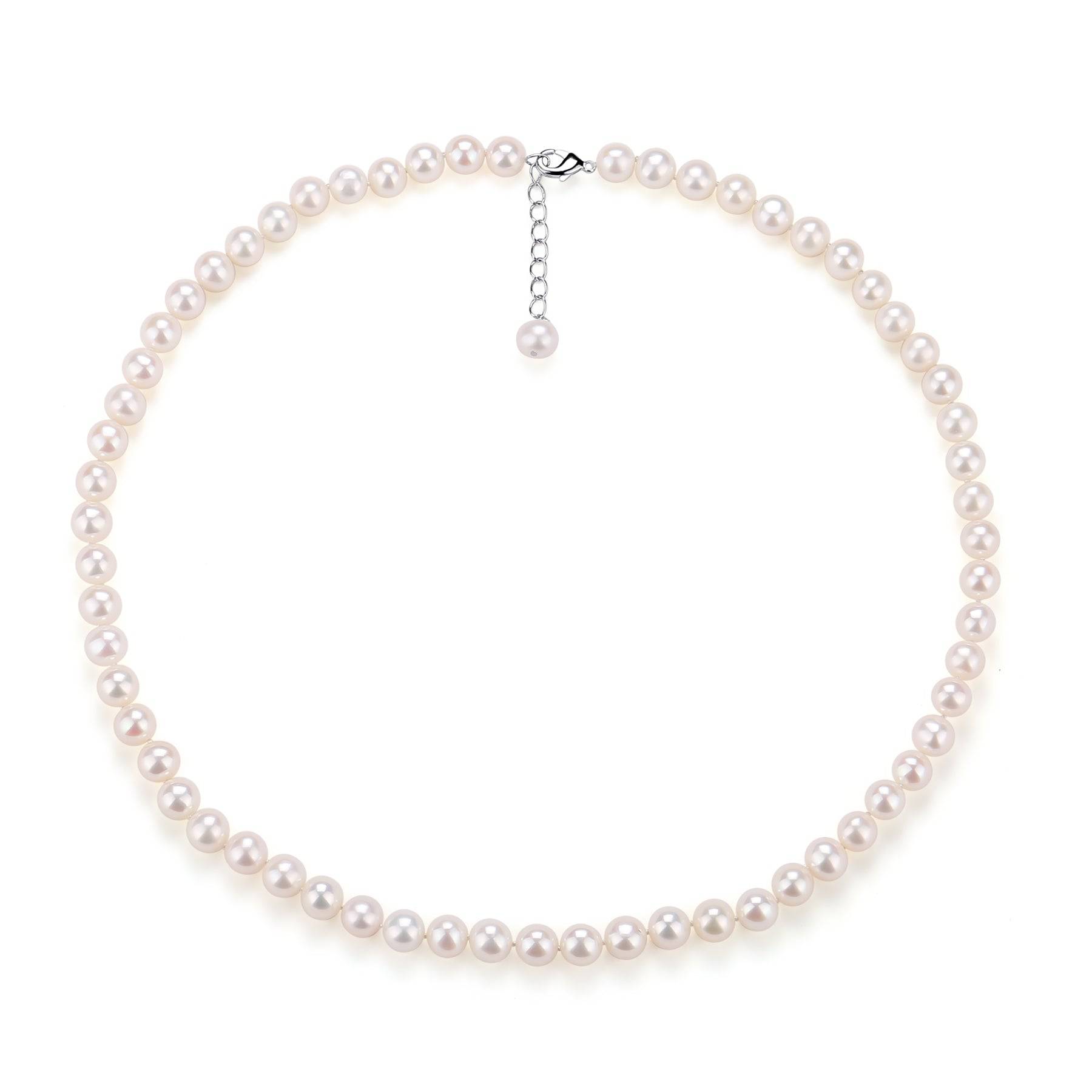6-7mm White Freshwater Versa Pearl Necklace
