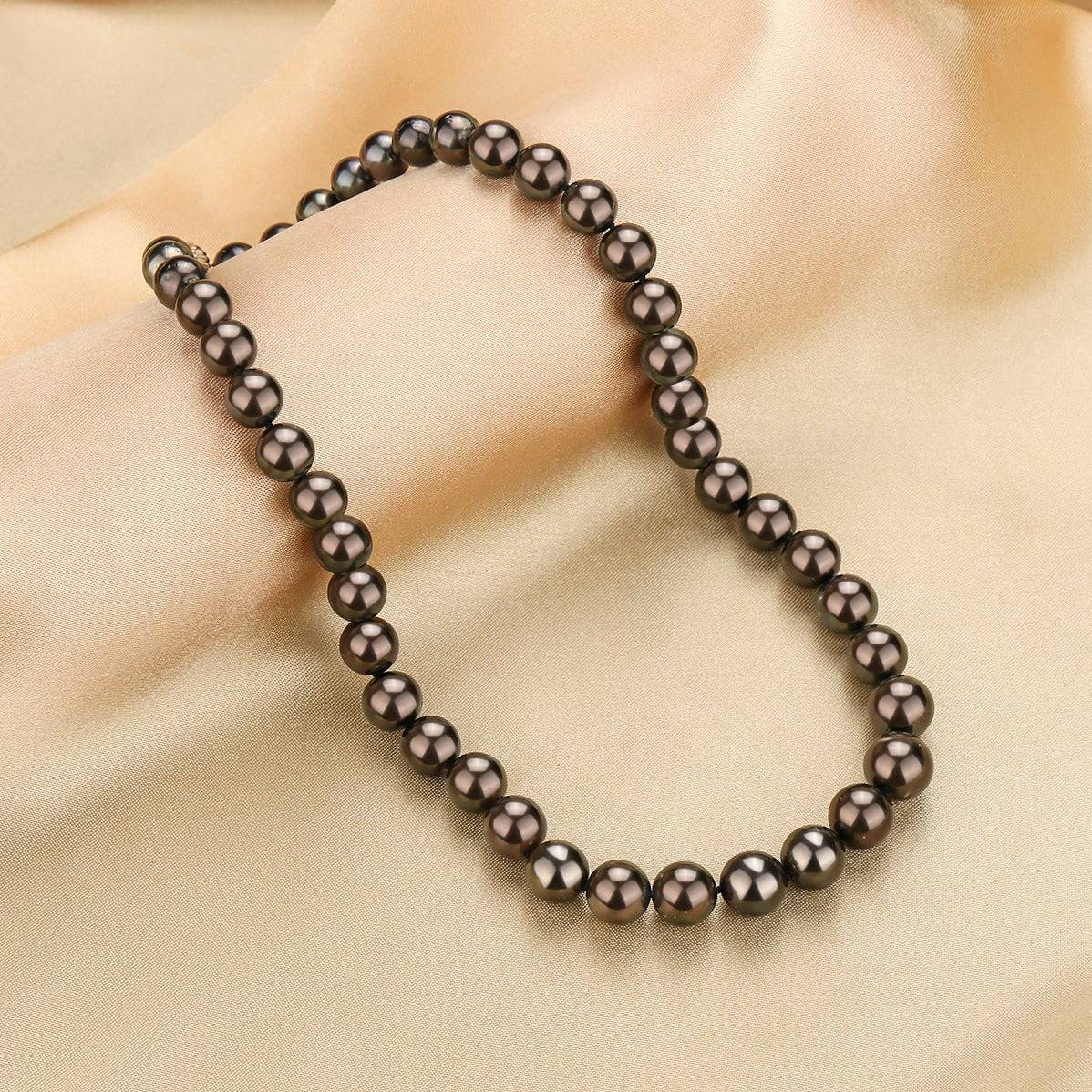 8-11mm Tahitian South Sea Pearl Strand Necklace AA+ Quality