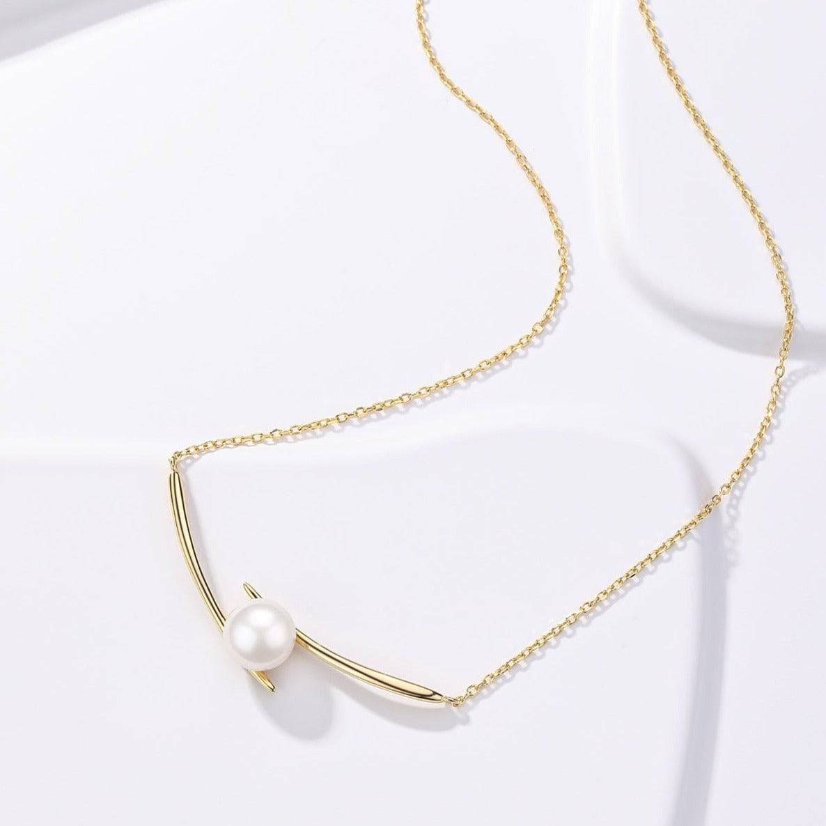8-9mm Pearl Smile Necklace