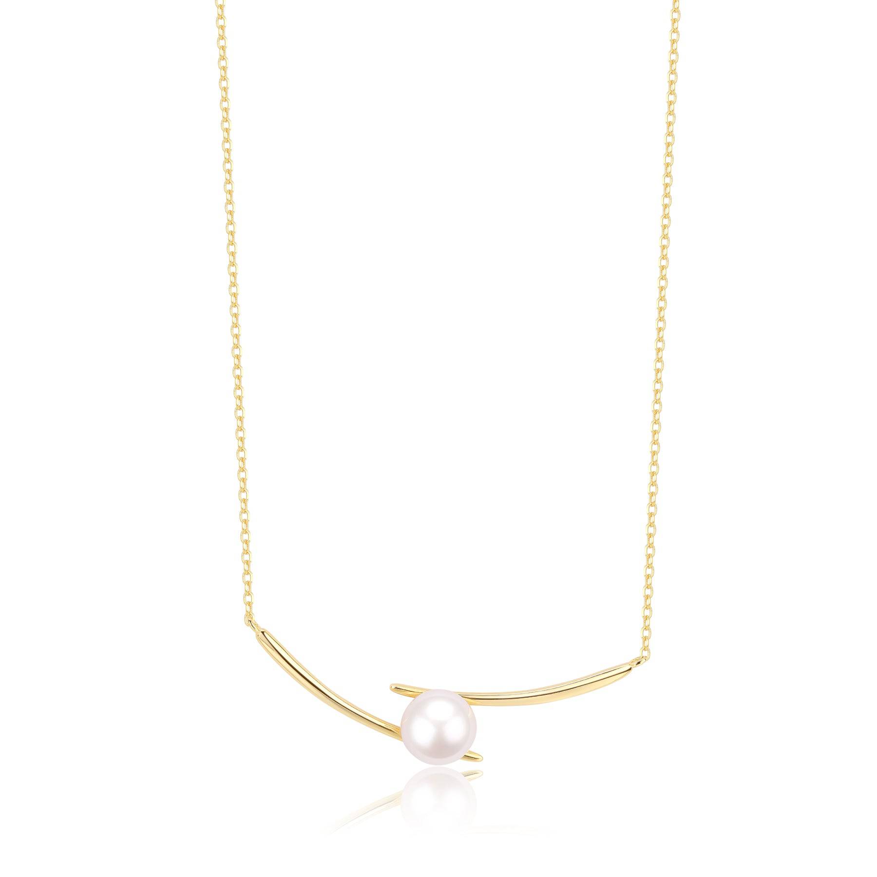 8-9mm Pearl Smile Necklace