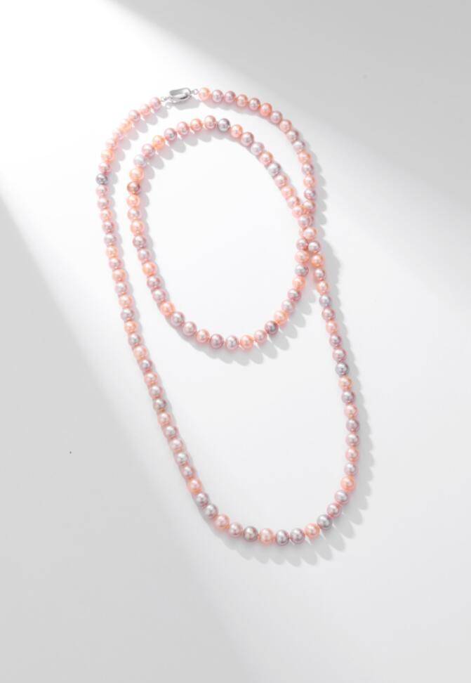 35-inch Multicolor Freshwater Pearl Strand - AAA Grade