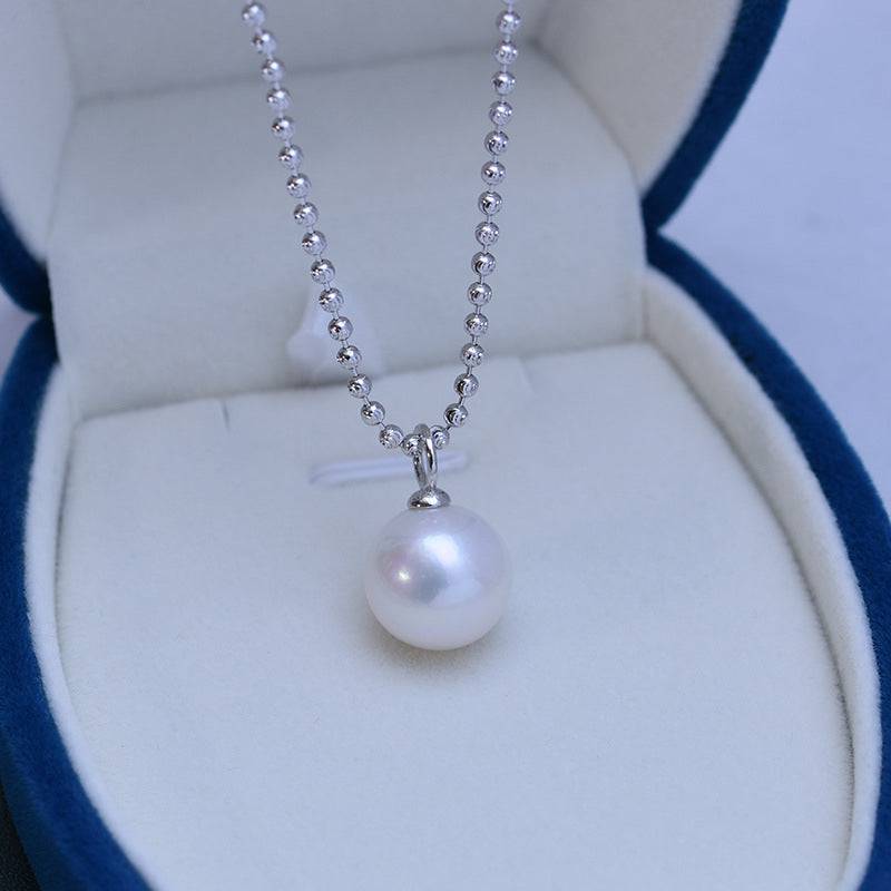 Large Edison Freshwater Pearl Bead Chain Necklace