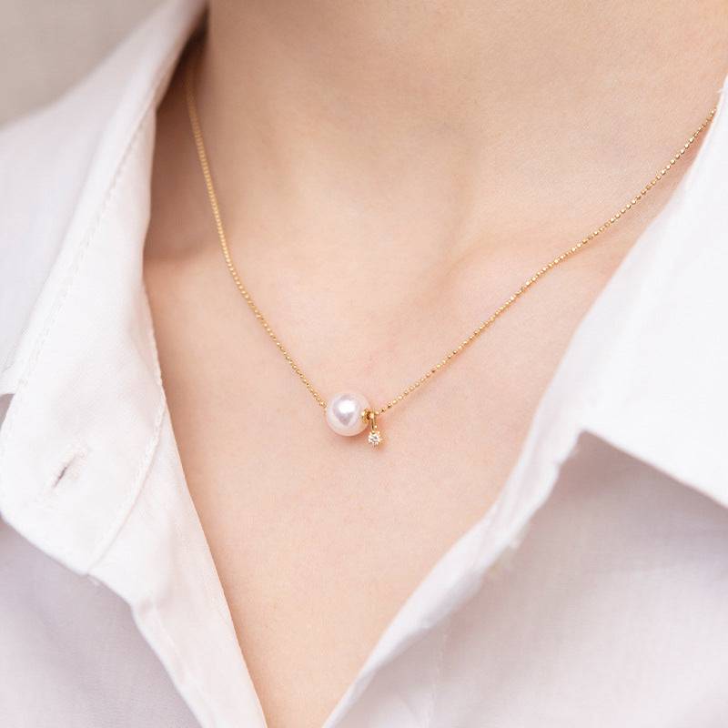 Freshwater Pearl & Pendant Necklace